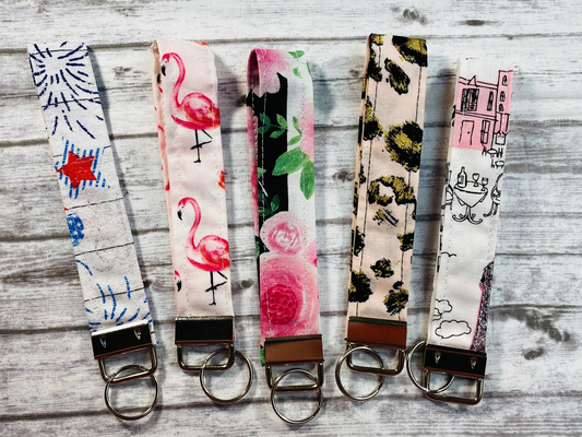 Wristlet keychain,